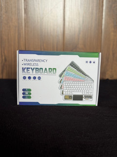 کیبورد و موس وایرلس RGB ترنسپرنت | بلوتوث | قابل شارژ Type‑C | وارداتی از عمان